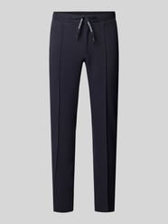 Slim fit pantalon met vaste persplooien van ARMANI EXCHANGE - 13