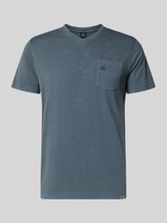 Regular Fit T-Shirt mit V-Ausschnitt von LERROS - 19