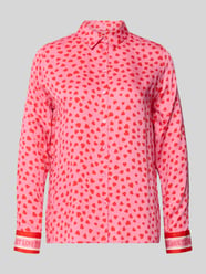 Regular Fit Bluse aus Viskose im Allover-Look von Milano Italy - 2