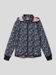 Jacke mit Allover-Muster von s.Oliver RED LABEL Blau - 35