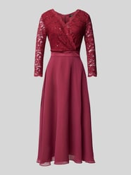 Cocktailkleid in Wickel-Optik von Swing Rot - 22