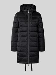 Gewatteerde jas met capuchon van monari - 41