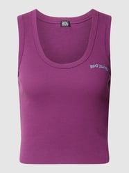 Top mit Label-Stitching Modell 'Scoop' von BDG Urban Outfitters Lila - 2