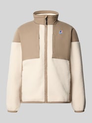 Fleecejacke mit Stehkragen Modell 'SIXTE 4.0 ORSETTO' von K-WAY Beige - 27