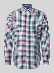 Regular Fit Freizeithemd mit Button-Down-Kragen von Christian Berg Men Grün - 16