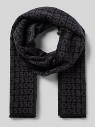 Sjaal van pure viscose, model 'TADIC' van BOSS - 5