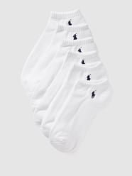 Sneakersocken mit Label-Stitching im 6er-Pack von Polo Ralph Lauren Underwear Weiß - 15