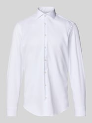 Koszula biznesowa o kroju slim fit z diagonalu od Jake*s - 15