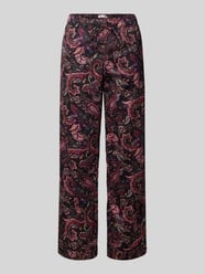 Relaxed fit pyjamabroek met all-over paisleyprint van Christian Berg Woman - 5