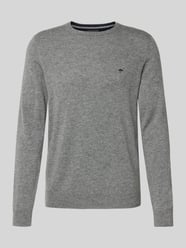 Regular Fit Pullover mit Kaschmir-Anteil Modell 'Merino' von Fynch-Hatton - 48