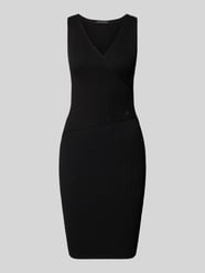 Mini-jurk met fijnrib, model 'LUCILLE' van Guess - 7