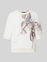 Strickshirt mit Rundhalsausschnitt von Marc Cain - 4