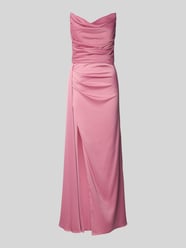 Abendkleid mit Wasserfall-Ausschnitt von V.M. Pink - 2