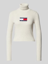 Sweter z dzianiny z golfem od Tommy Jeans - 3