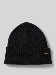 Beanie mit Label-Detail von ARMANI EXCHANGE Schwarz - 40