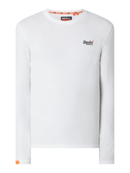 Shirt met lange mouwen van biologisch katoen  van Superdry Wit - 18