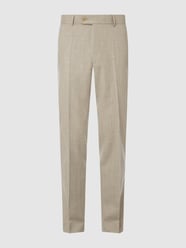 Anzughose aus Schurwolle Modell 'Shiver' von Carl Gross Beige - 22