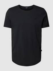 T-Shirt mit geripptem Rundhalsausschnitt Modell 'Cliff' von JOOP! Jeans Grau / Schwarz - 24