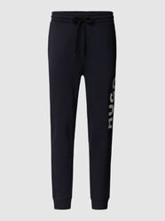 Sweatpants mit Label-Print Modell 'Dutschi' von HUGO Blau / Türkis - 46