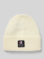 Muts in gebreide look, model 'Rib' van CHAMPION Beige - 13