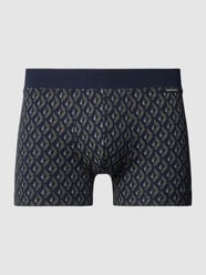 Boxershorts mit Allover-Muster von Schiesser Blau - 34