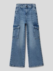 Jeans mit Cargotaschen von s.Oliver RED LABEL Blau - 43