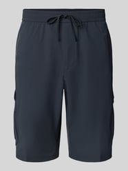 Tapered fit bermuda met cargozakken van BOSS Green - 8