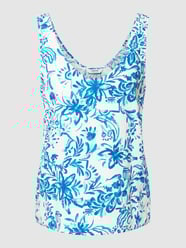 Blusenshirt aus Leinen-Viskose-Mix Modell 'Falakka' von B.Young Blau - 14