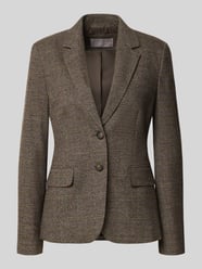 żakiet o kroju slim fit z kieszeniami z patką od Christian Berg Woman Selection - 37