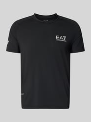 T-Shirt mit Label-Print von EA7 Emporio Armani - 11