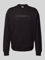 Sweatshirt mit Label-Print von CK Calvin Klein Schwarz - 34