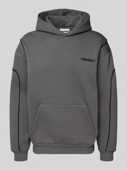 hoodie met logo en kangoeroezak van REVIEW - 25