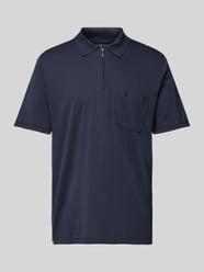 Regular Fit Poloshirt mit Brusttasche von RAGMAN Blau - 14