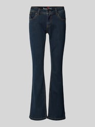 Boot Cut Jeans im 5-Pocket-Design Modell 'Malibu' von Buena Vista Blau - 48