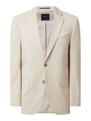 Regular Fit 2-Knopf-Sakko mit Stretch-Anteil Modell 'Grant' - 'Futureflex' von Pierre Cardin Beige - 33