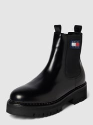 Chelsea-boots van leer van Tommy Jeans Grijs / zwart - 10