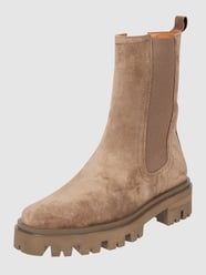 Chelsea-boots van suède van ALPE Bruin - 43