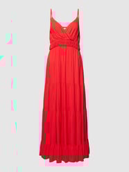 Midikleid mit Taillenband Modell 'Sirala' von YAS Rot - 40