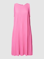 Knielanges Kleid mit Plisseefalten von s.Oliver RED LABEL Pink - 24