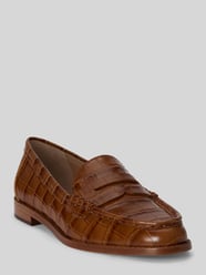 Loafersy z naturalnej skóry od Lauren Ralph Lauren - 44