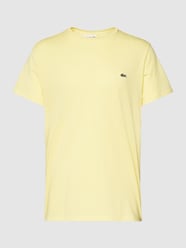 T-Shirt mit Logo-Stitching Modell 'Supima' von Lacoste Gelb - 16