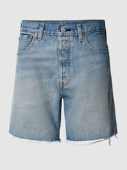 Korte regular fit jeans met knoopsluiting van Levi's® - 42