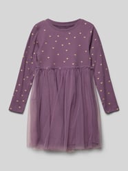 Kleid mit Tüll  Modell 'MINI DOTS' von Name It Lila - 6