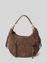Umhängetasche aus echtem Veloursleder mit goldenen Details von Marc O'Polo - 22
