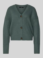 Kardigan rozpinany o kroju relaxed fit z dekoltem w serek model „LEA” od VERO MODA - 15