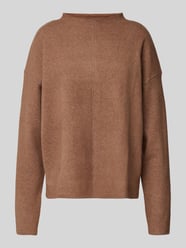 Gebreide pullover met ribboorden, model 'Piranula' van OPUS Bruin - 21