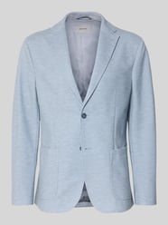 Marynarka na 2 guziki o kroju slim fit ze strukturalnym wzorem od Pierre Cardin - 28