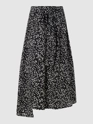 Rok met stippenmotief, model 'Hanne' van InWear Grijs / zwart - 13
