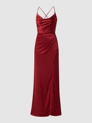 Abendkleid aus Satin von Luxuar Bordeaux - 10