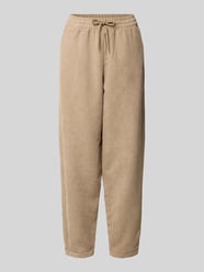 Barrel Fit Cordhose mit elastischem Bund von Tom Tailor Denim Beige - 44